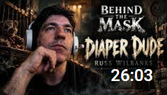 Official Behind the Mask episode thumbnail featuring Diaper Dude